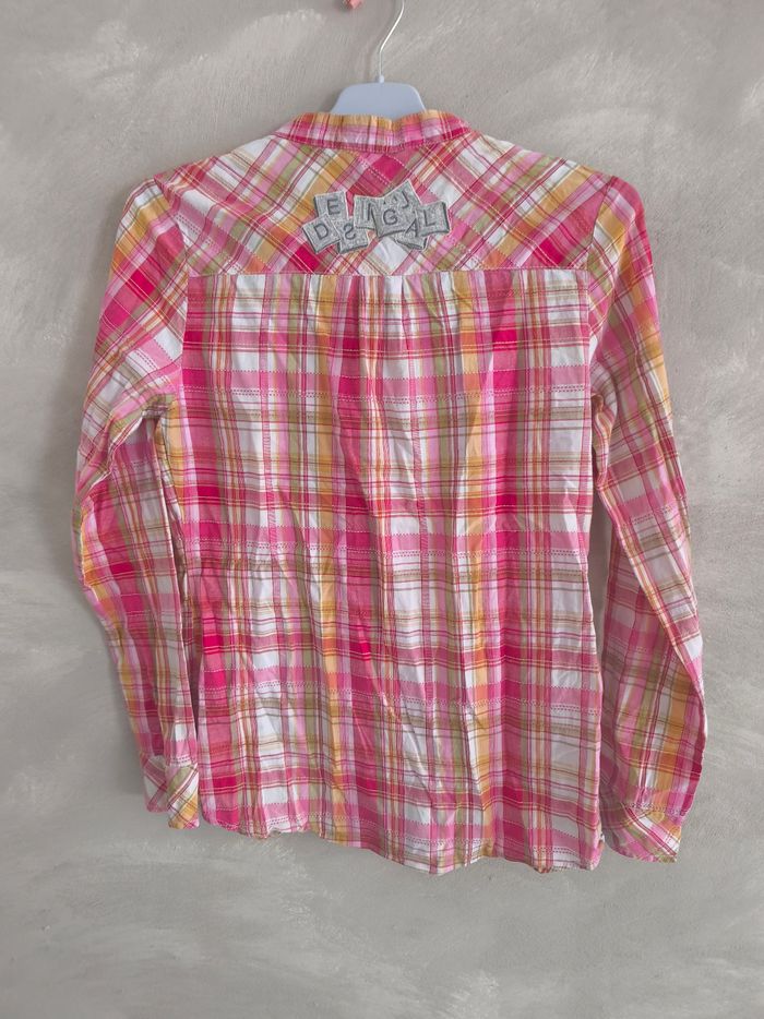 Chemise Rose orangé Desigual taille S - photo numéro 2