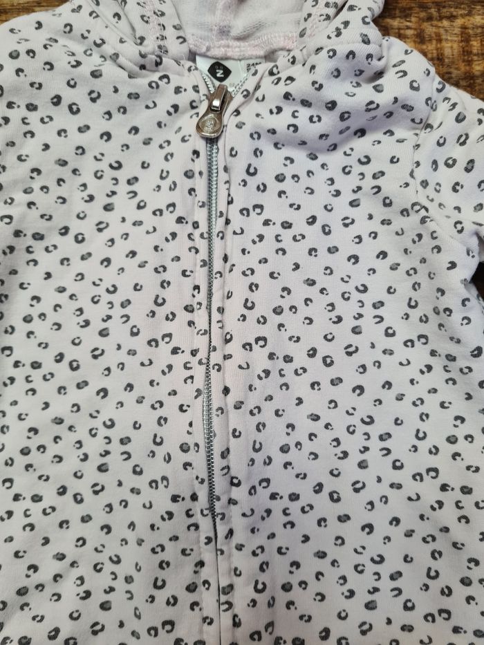 Gilet cardigan zippé 18 24 mois 86cm - photo numéro 3