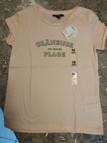 T-shirt mc 10 ans fille