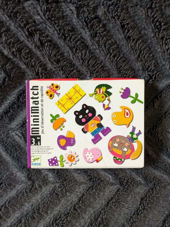 MiniMatch jeu d'observation et de rapidité