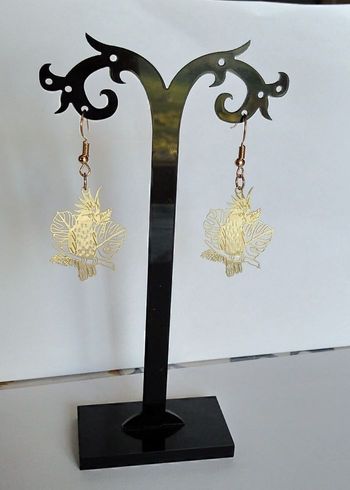 Boucles d'oreilles perroquet