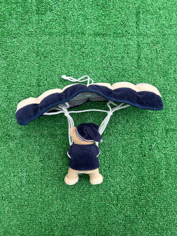 Décoration peluche ours parachute avec étoile – chambre bébé/enfant - photo numéro 3