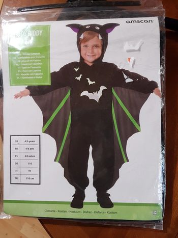 Déguisement  chauve-souris  4-6 ans