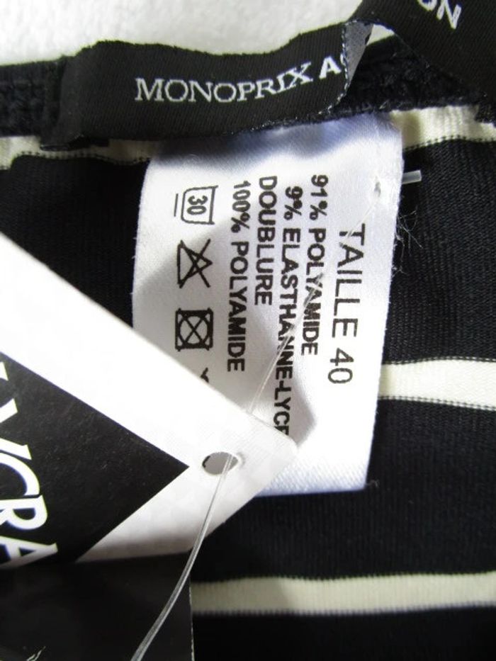 Bas maillot bain rayé Autre Ton 40 NEUF - photo numéro 5