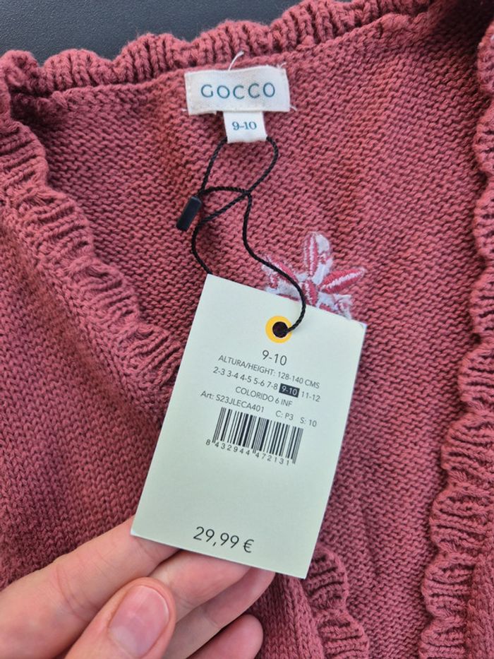 Gilet coton sans manche Gocco 9/10 ans - photo numéro 2