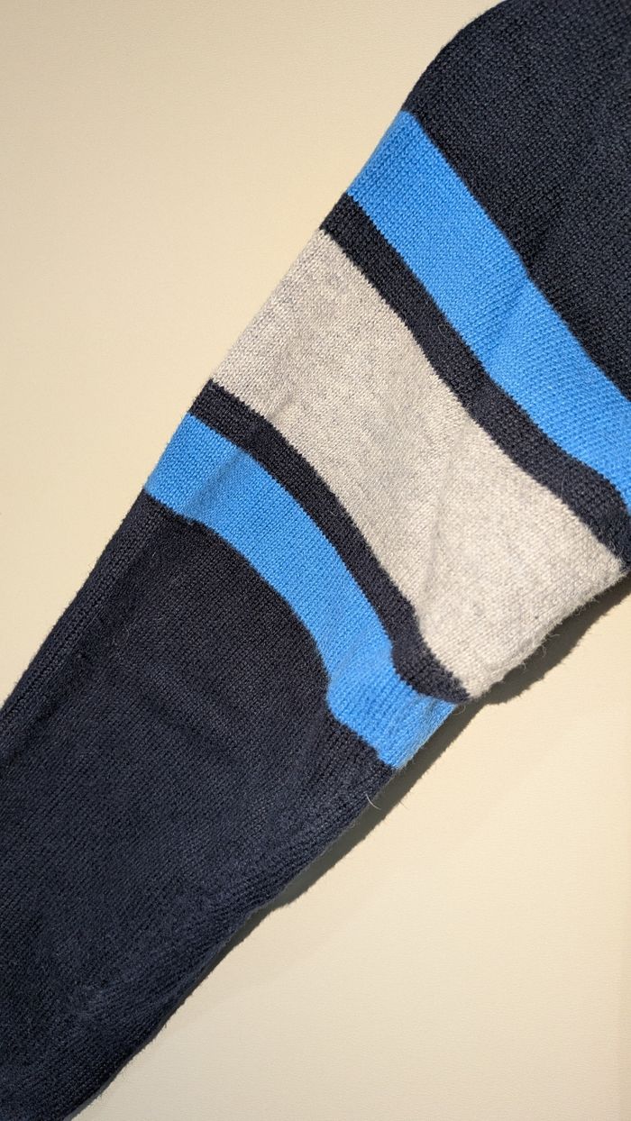 🧥 Pull garçon Orchestra 8 ans – bleu marine, motif “aventurer - photo numéro 3