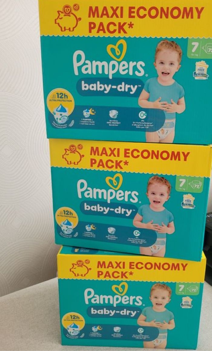 Pampers taille 7