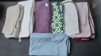 Lot draps de bain pour bébé