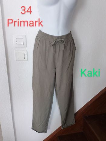 Pantalon léger taille élastique femme 34