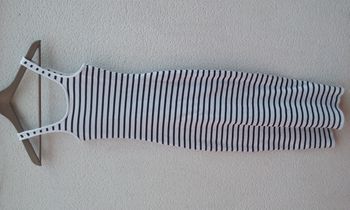 robe tube rayée sans manche