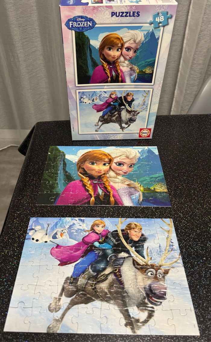Educa Puzzle - 2x48 pièces La Reine des Neiges
