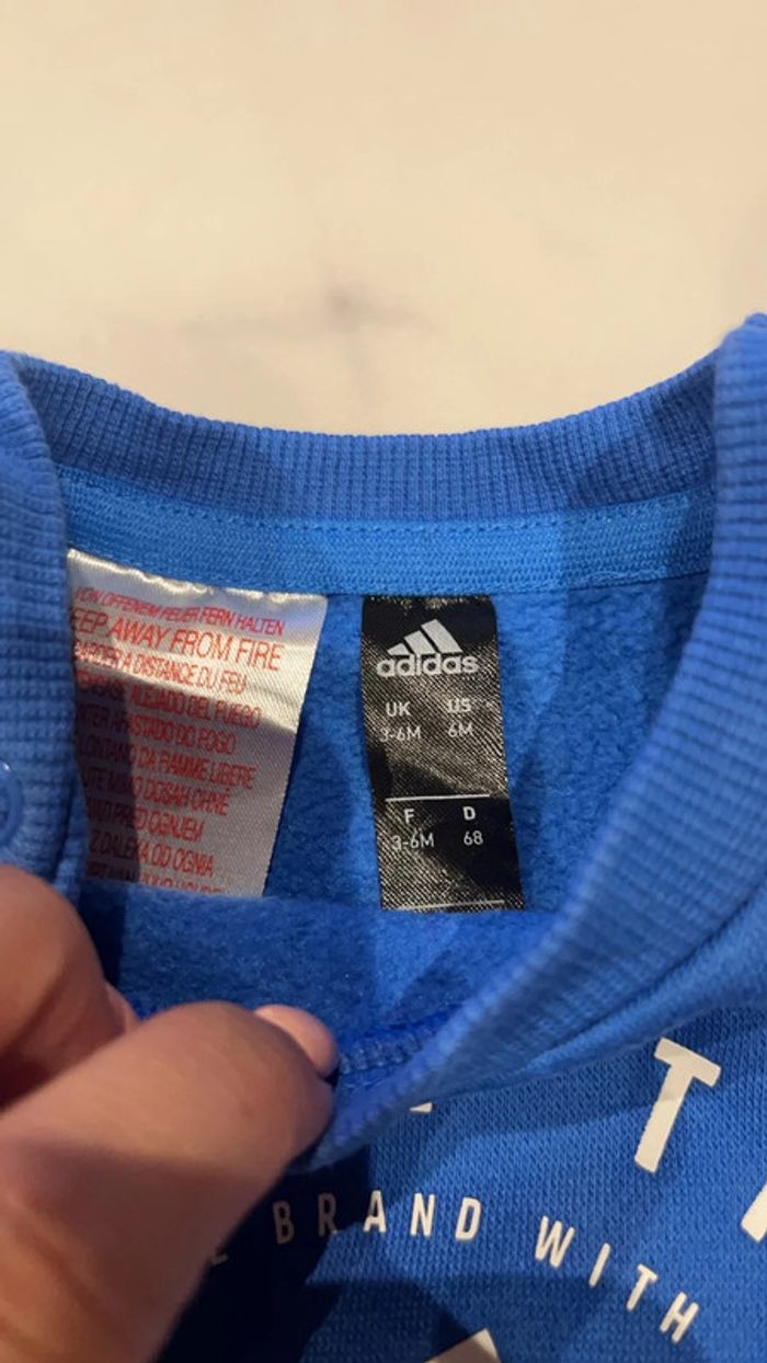 Ensemble Adidas gris et bleu - photo numéro 8