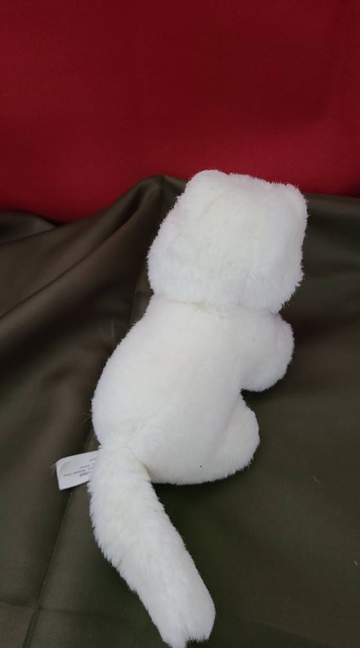peluche chat blanc playwell toys - photo numéro 4