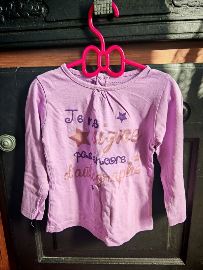 Lot tee-shirts ML 25 mois - photo numéro 2