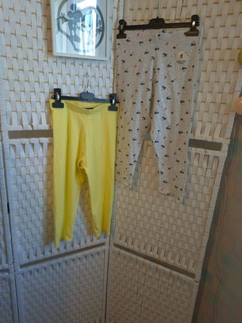 🌴joli lot de 2 leggings 3/4 In Extenso fille 12 ans (155 cm)