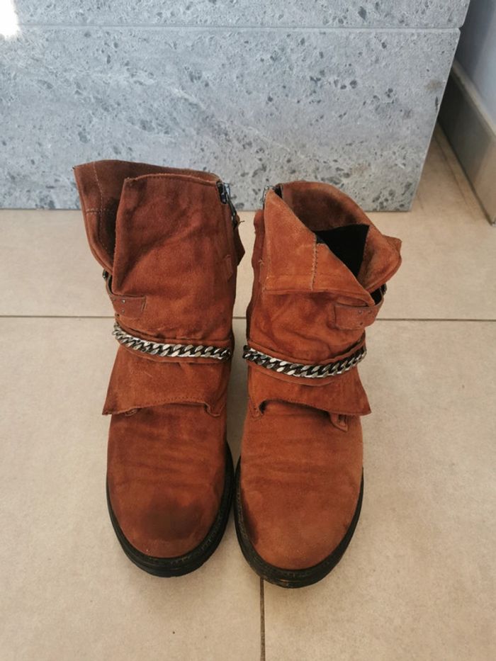 Bottines marron - photo numéro 7