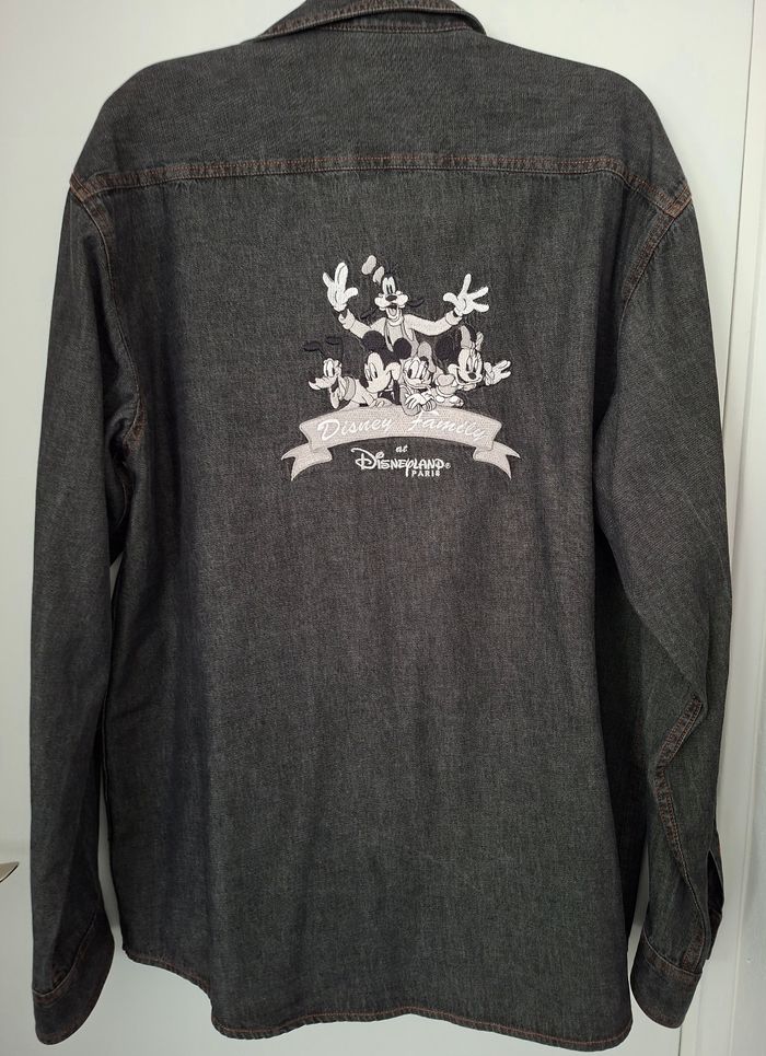 Chemise grise en jean Disney Vintage - photo numéro 2