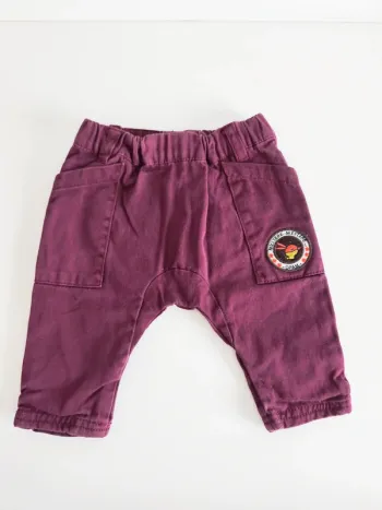 Pantalon confortable bordeaux Du pareil au même