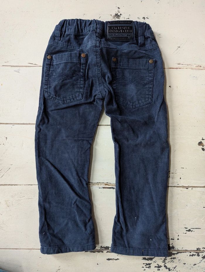 Lot de 2 pantalons en velours Gémo - photo numéro 3