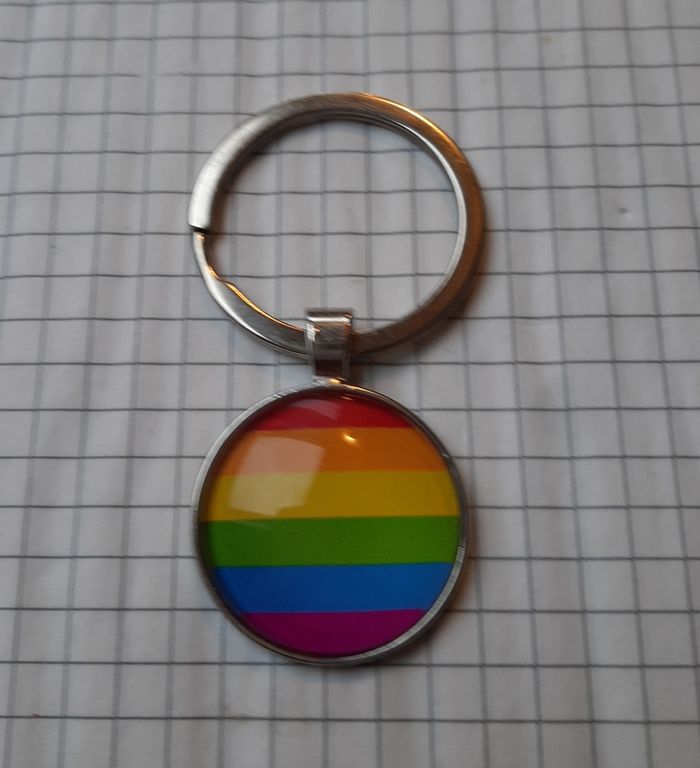 Porte-clés arc en ciel , gay pride