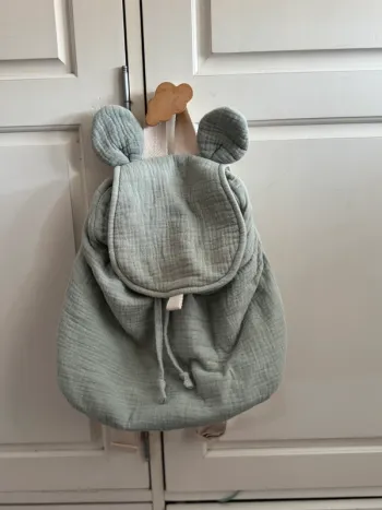 Sac à dos enfant couleur vert d’eau