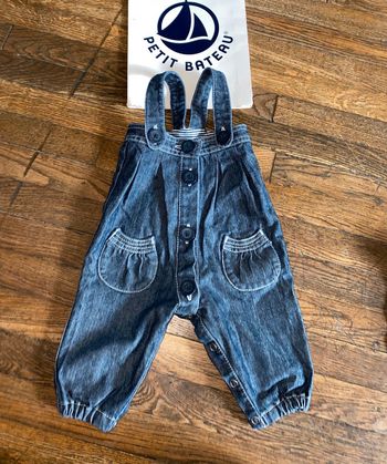 Salopette petit bateau  3 mois