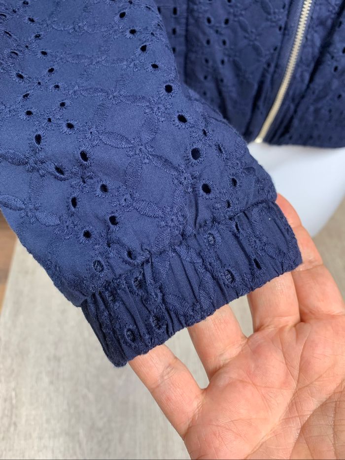 Veste légère avec broderie anglaise - taille 38 - neuf - photo numéro 4