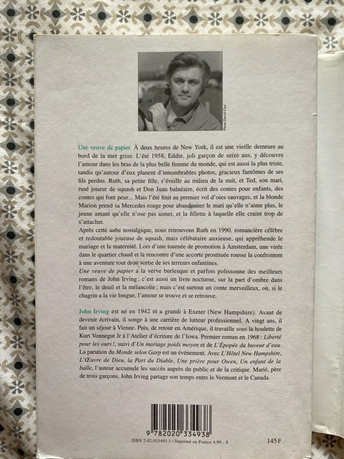 Une veuve de papier de John Irving - photo numéro 4