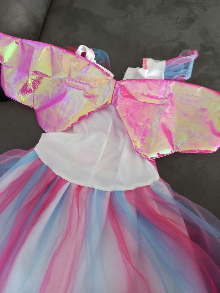 Deguisement robe fée 5/6 ans ailes - photo numéro 4
