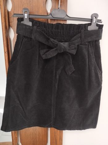 Jupe velours noire