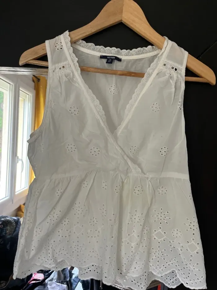 Blouse broderie anglaise Kiabi