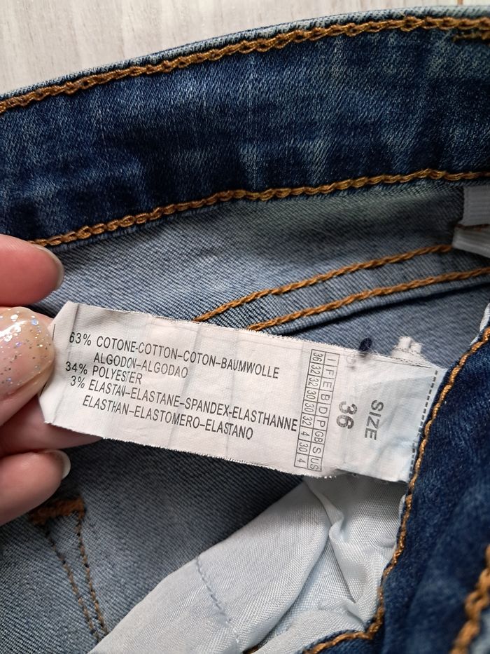 Jeans déchiré taille 36 hello miss - photo numéro 4