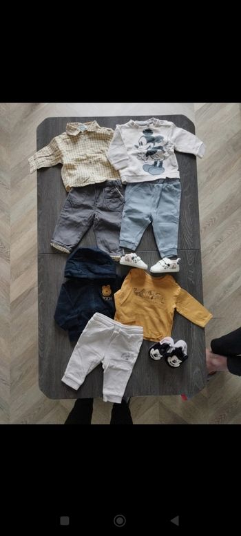 Lot vêtements 3 ensemble+ veste hiver