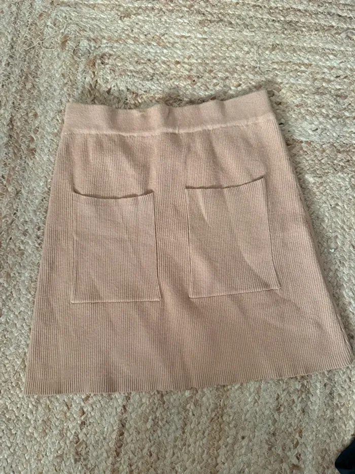 Jupe Courte Côtelée Beige Tally Weijl - XS