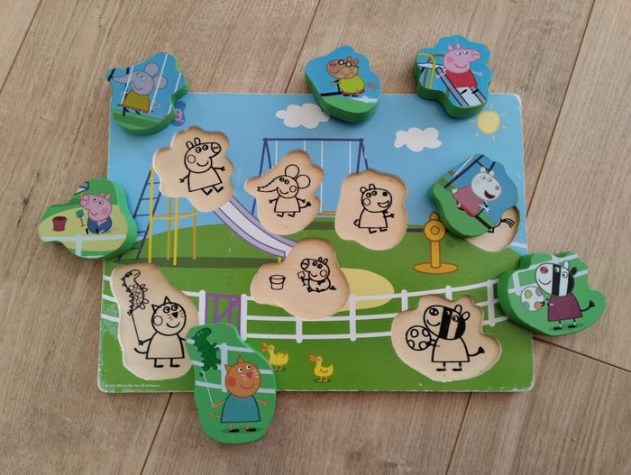 Puzzle bois Peppa Pig - photo numéro 2