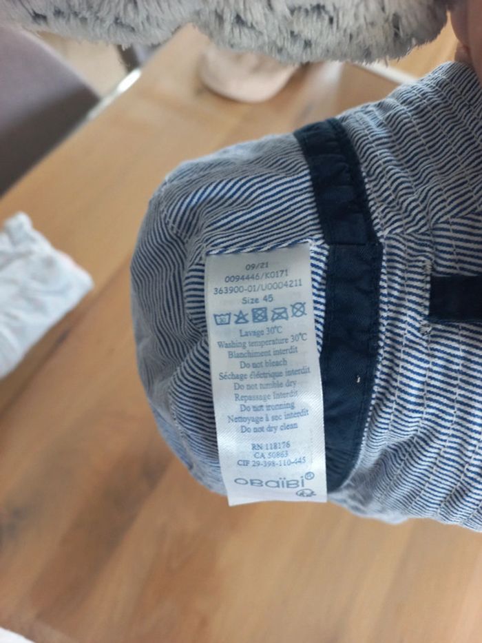 Bob réversible 45cm - photo numéro 3