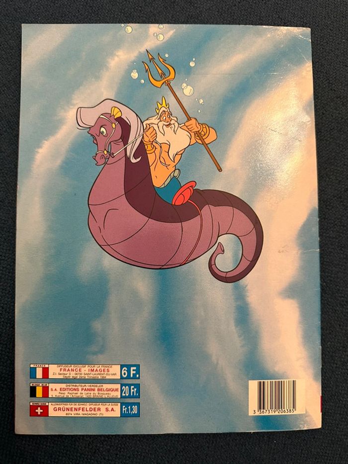 Album livre Panini complet stickers autocollants Disney La petite sirène le dessin animé TV - photo numéro 2