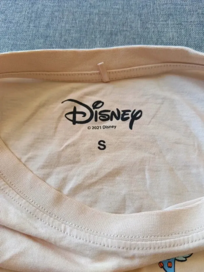 C46 t-shirt beige Disney S - photo numéro 3