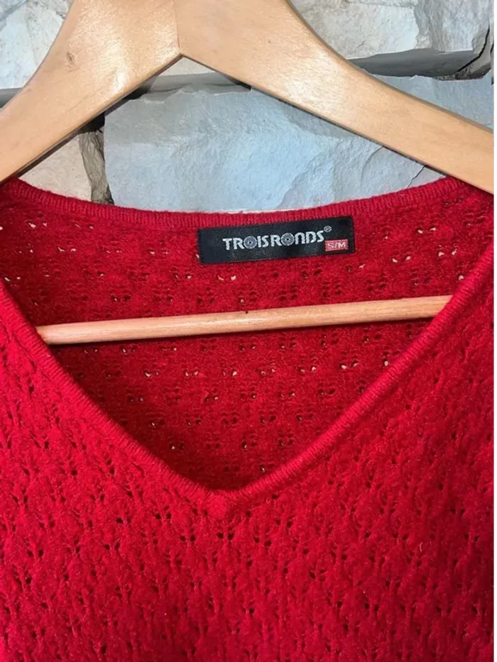 Super  petit  pull  près du  corps vintage  -  Taille  XS-S - photo numéro 2