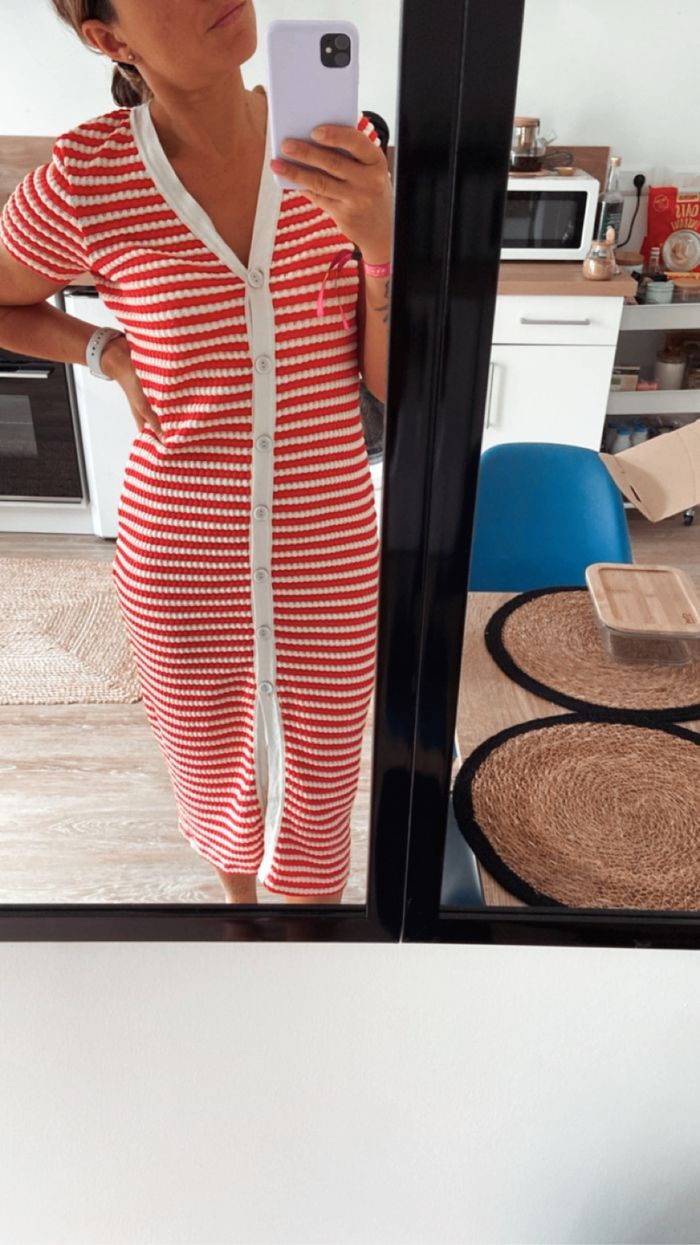 Robe mi longue mailles - photo numéro 2