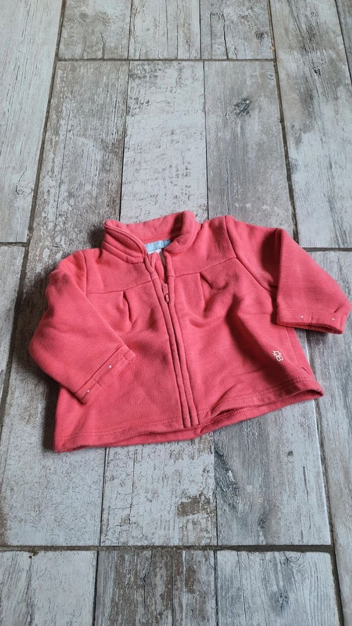 Gilet veste Obaïbi 3 mois 62 cm en très bon état 👌