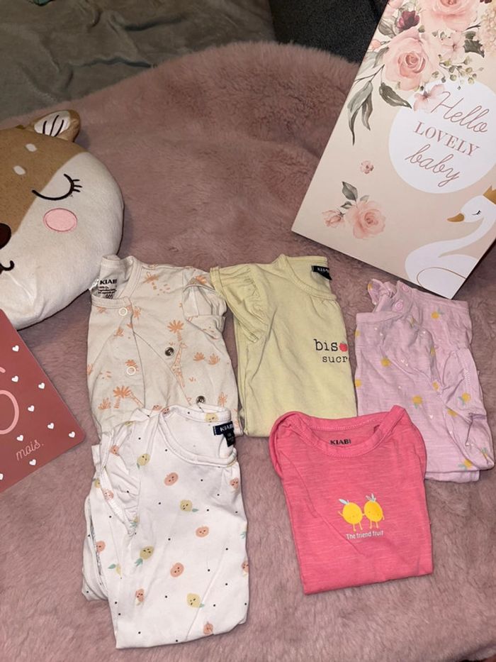 Lot de 5 pyjama Combishort 6m