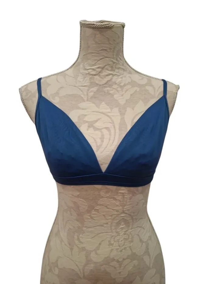 Haut de maillot de bain bleu petrol canard trimph taille 90 C