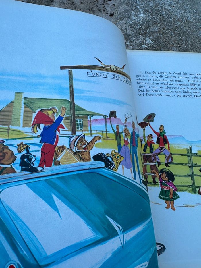 Pierre Probst - Caroline au Ranch Livre Grands albums Hachette bd ancien vintage blanc - photo numéro 6