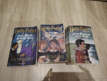 Lot de 3 livres harry potter 