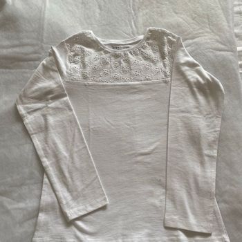 Tee shirt manche longue cil brodé