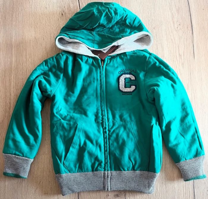 Gilet Cardigan hiver réversible catimini taille 8 ans neuf avec étiquettes