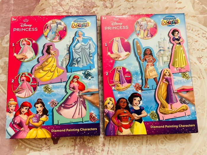 Lot diamond painting Disney princesse