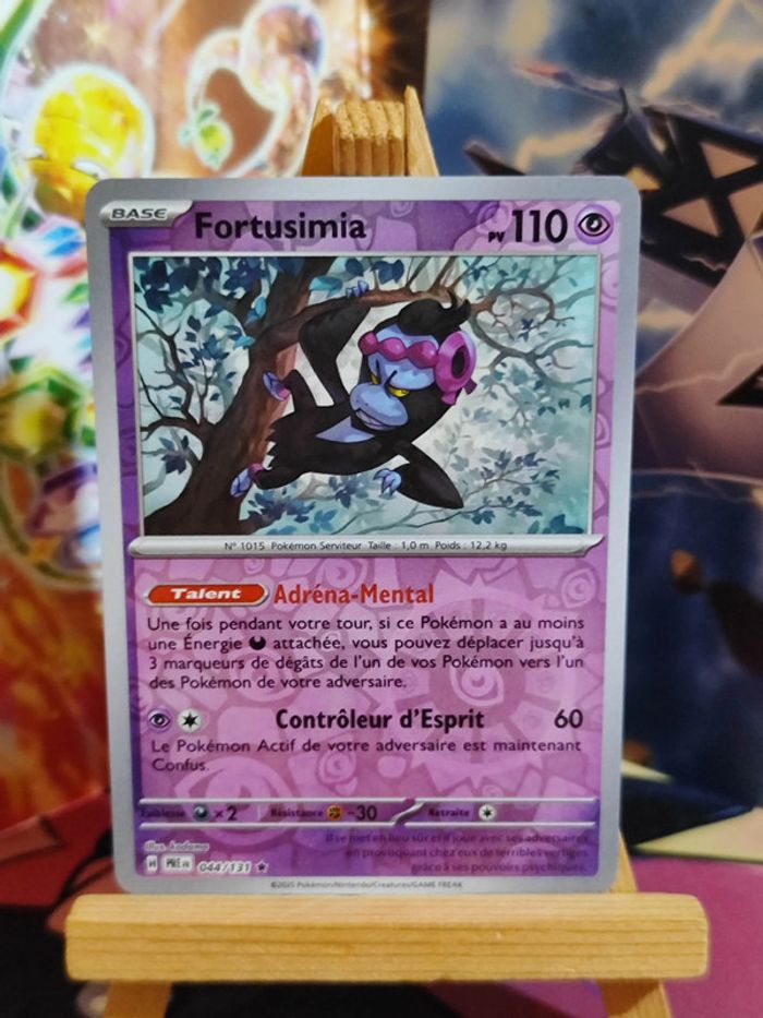 Fortusimia reverse rare 44/131 Évolutions Prismatiques