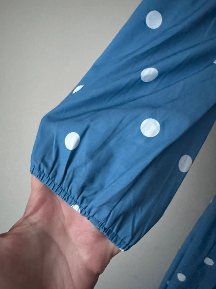 👗Magnifique bleue robe à pois- taille M - neuf sans étiquette - Simplee- été - photo numéro 7